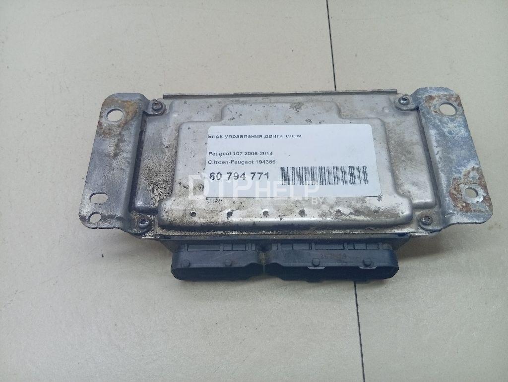 Фото Блок управления двигателем для Peugeot 107  2007