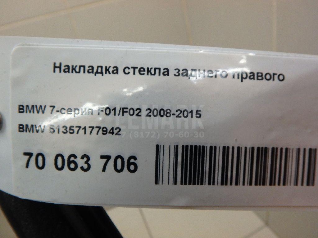 Накладка стекла заднего правого