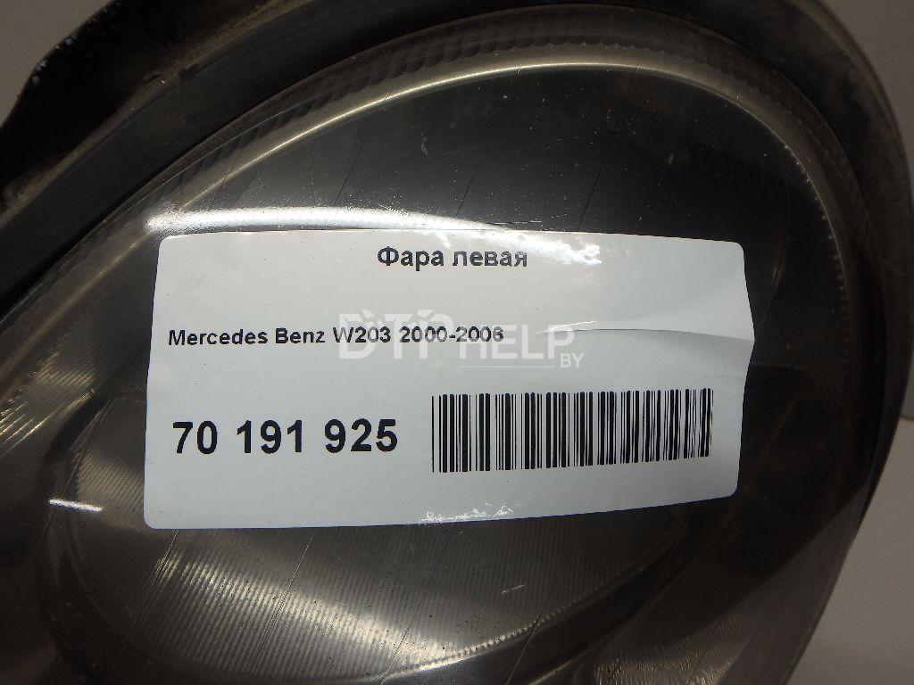 Фото Фара левая для Mercedes W203  2001