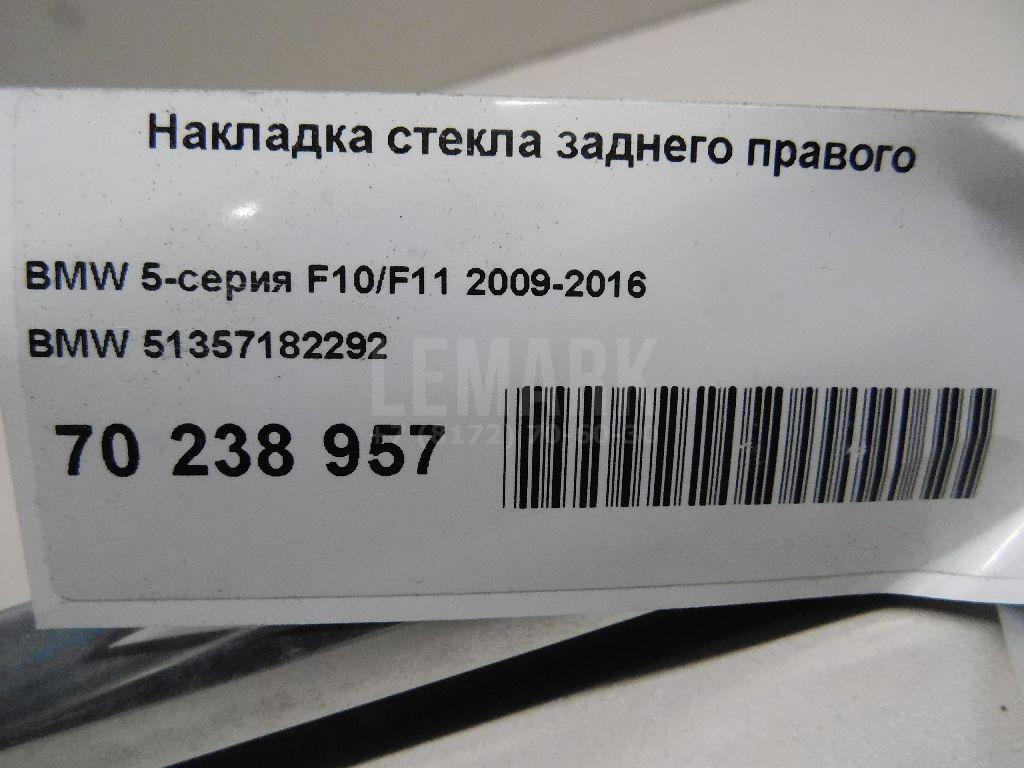 Накладка стекла заднего правого