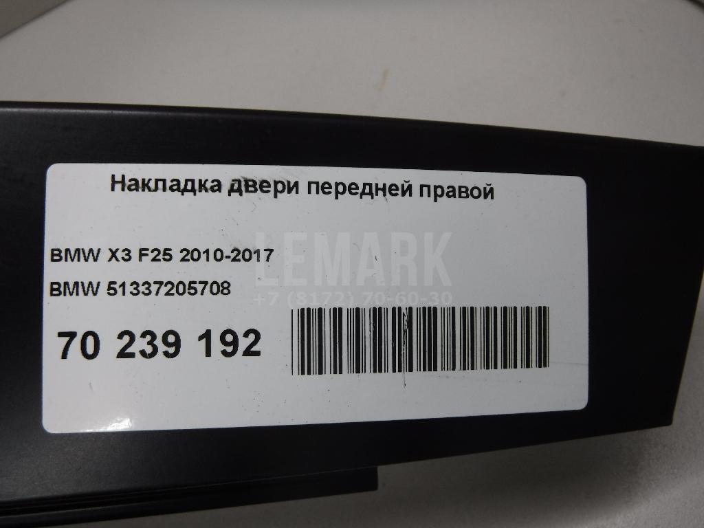 Накладка двери передней правой