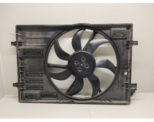 Вентилятор радиатора для Skoda Octavia (A7) 2013-2020 с разборки состояние отличное