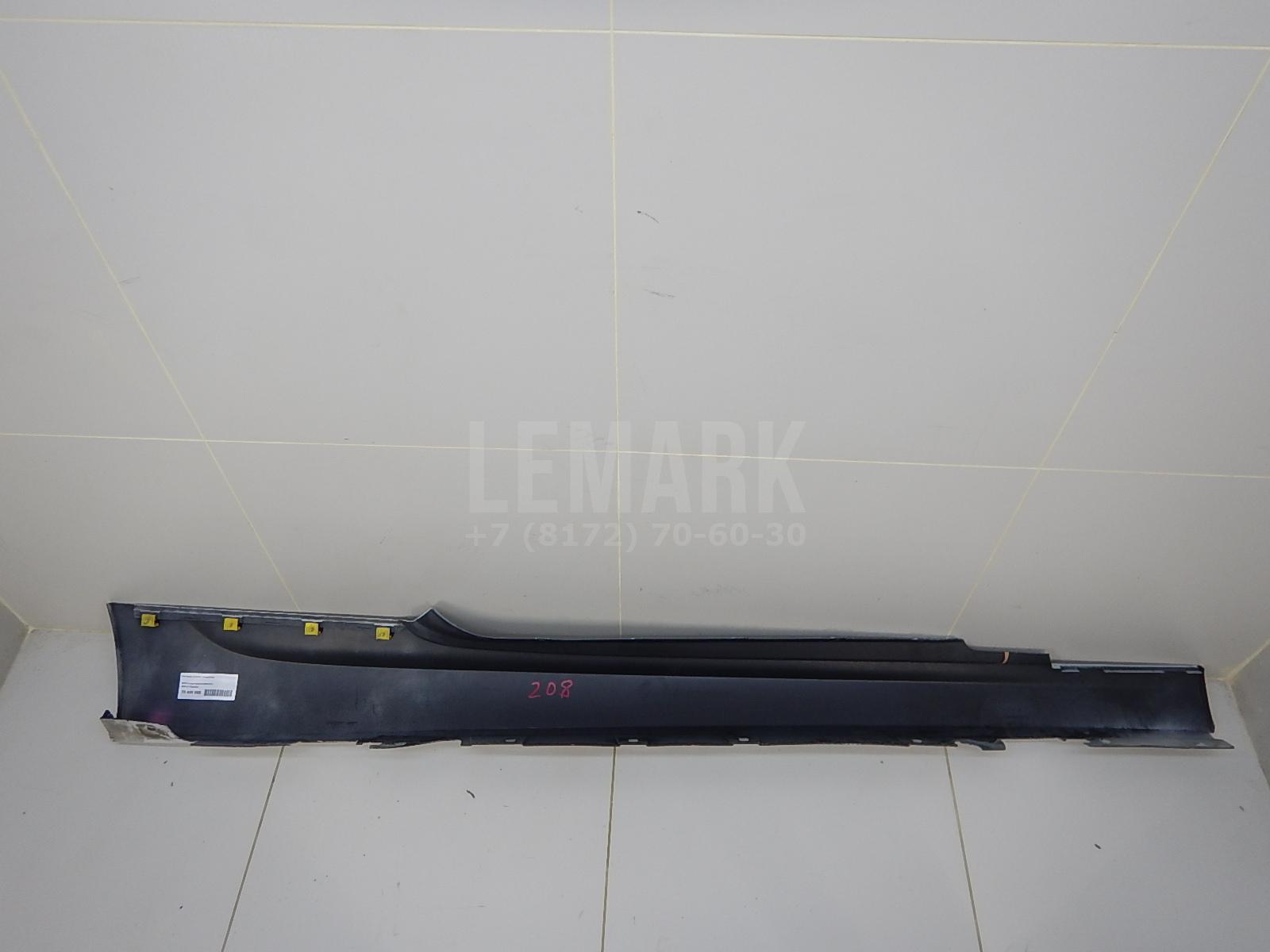 Накладка на порог (наружная) для  Ford Fiesta 2001-2008