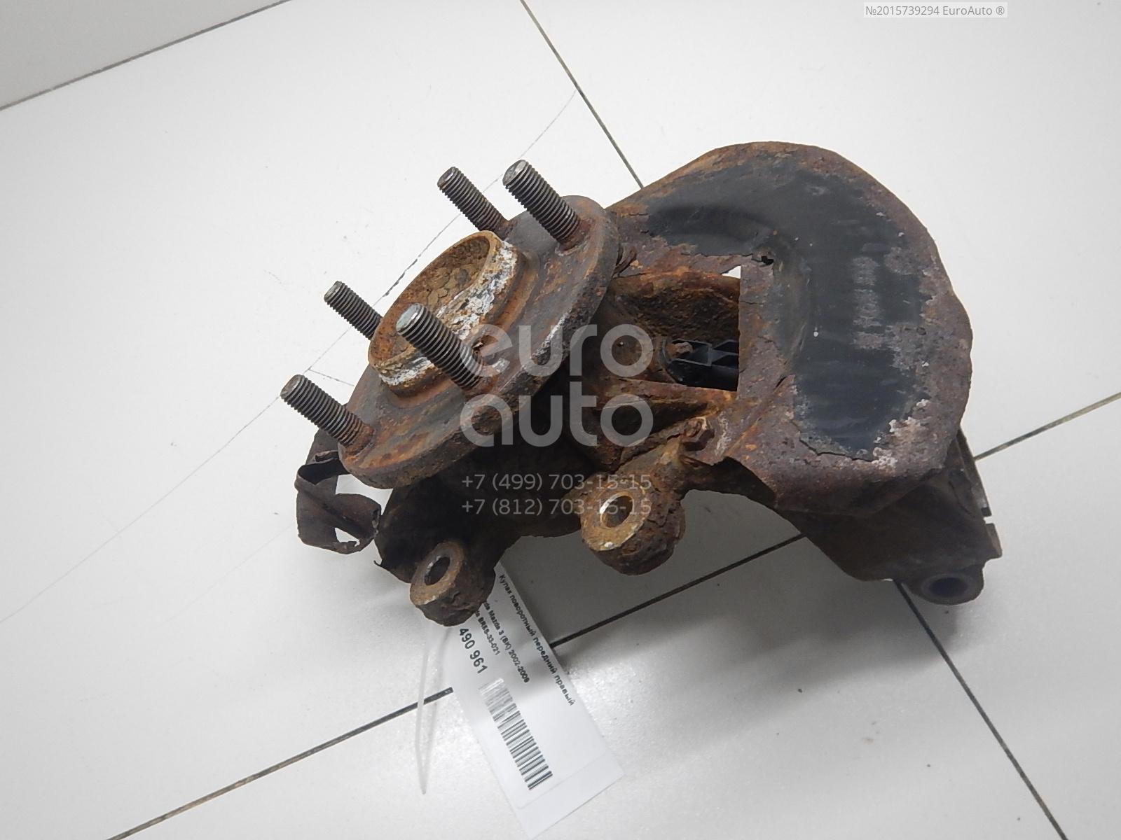 Кулак поворотный передний правый для Mazda Mazda 3 (BK) 2002-2009 новые и  б/у купить в Москве