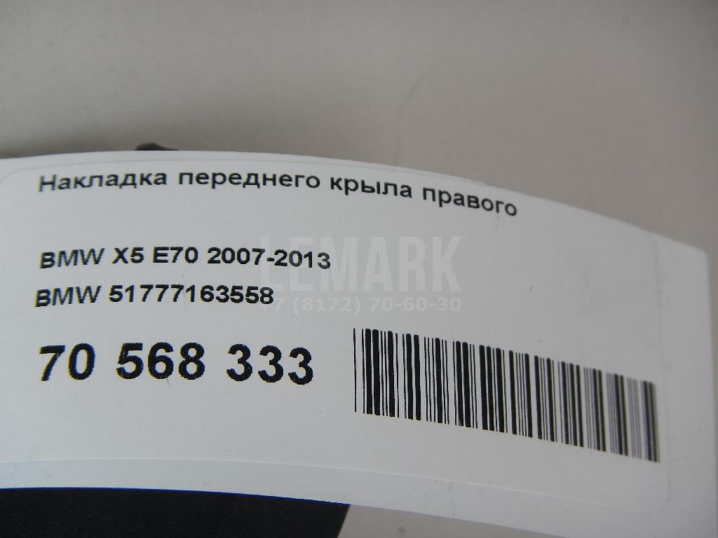 Накладка переднего крыла правого для  Audi Q3 (8U) 2012-2018