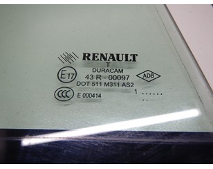 Стекло двери задней правой (форточка) для Renault Megane III 2009-2016 с разборки состояние отличное