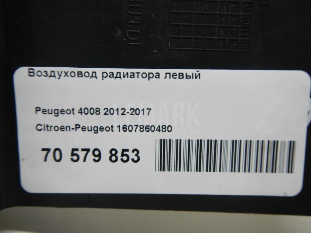 Воздуховод радиатора левый для  Fiat Ducato 250 (Not Elabuga) 2006