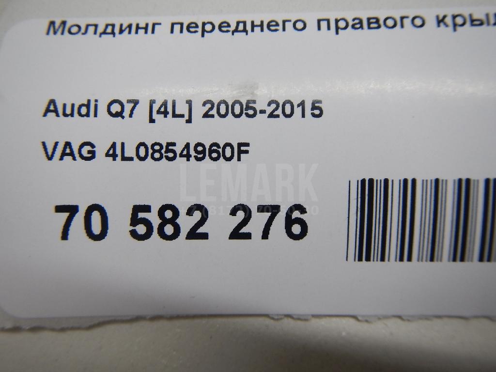 Молдинг переднего правого крыла для  BMW X4 G02 2018
