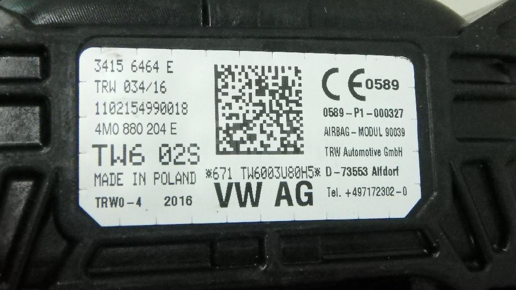 Подушка безопасности пассажирская (в торпедо) для  Ford C-MAX 2010-2019