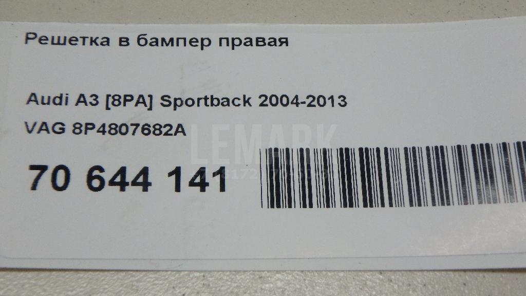Решетка в бампер правая для  BMW X1 U11 2022