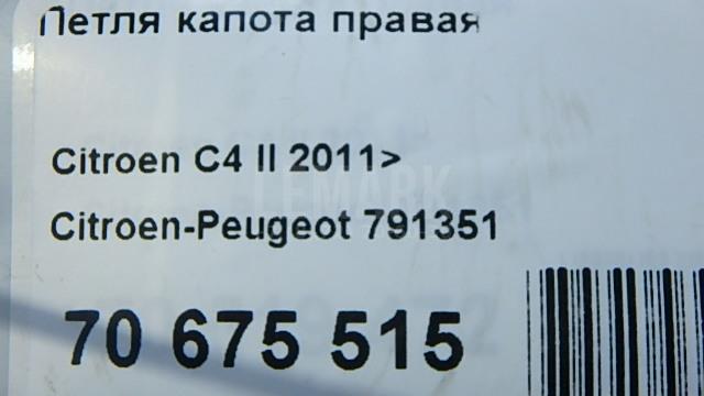 Петля капота правая