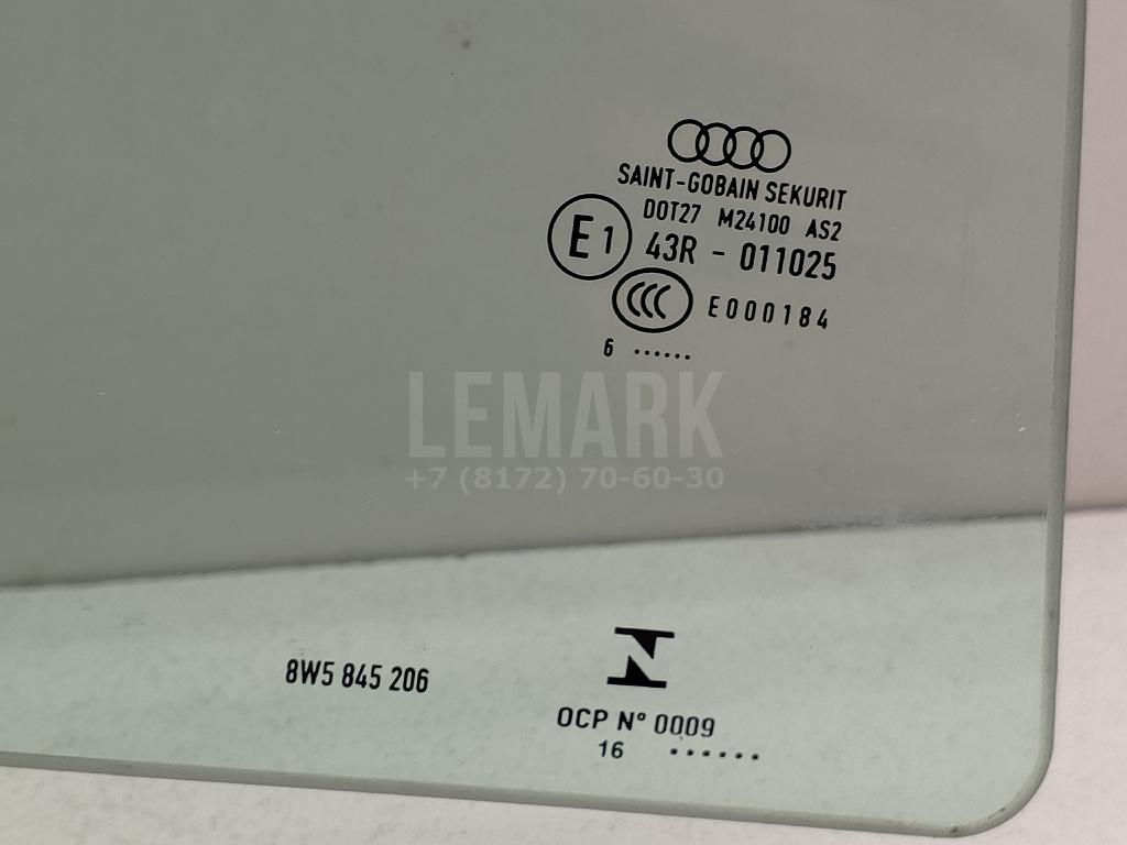 Стекло двери задней правой для  Audi R8 2007-2015