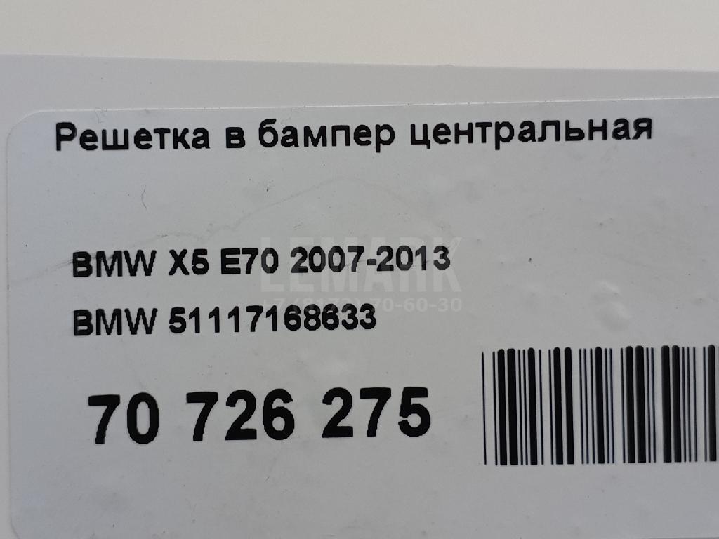 Решетка в бампер центральная для  BMW X2 F39 2018-2023