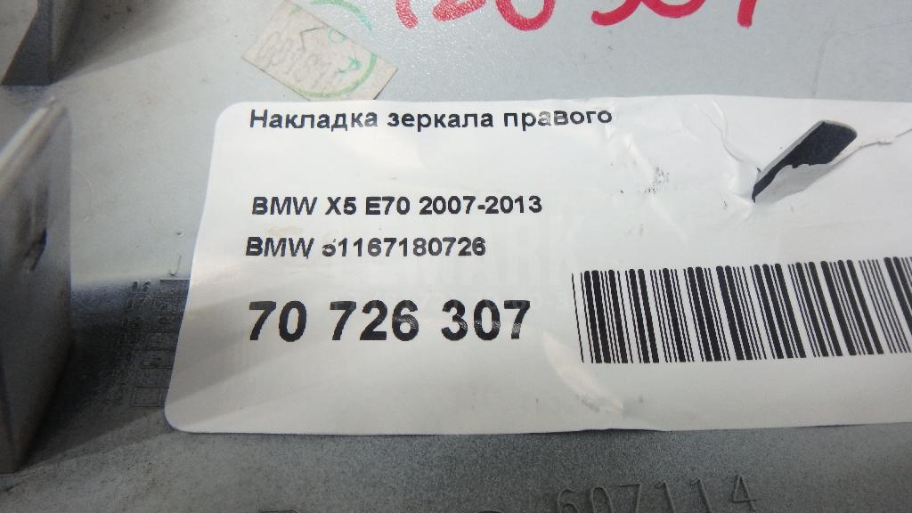 Накладка зеркала правого для  Audi