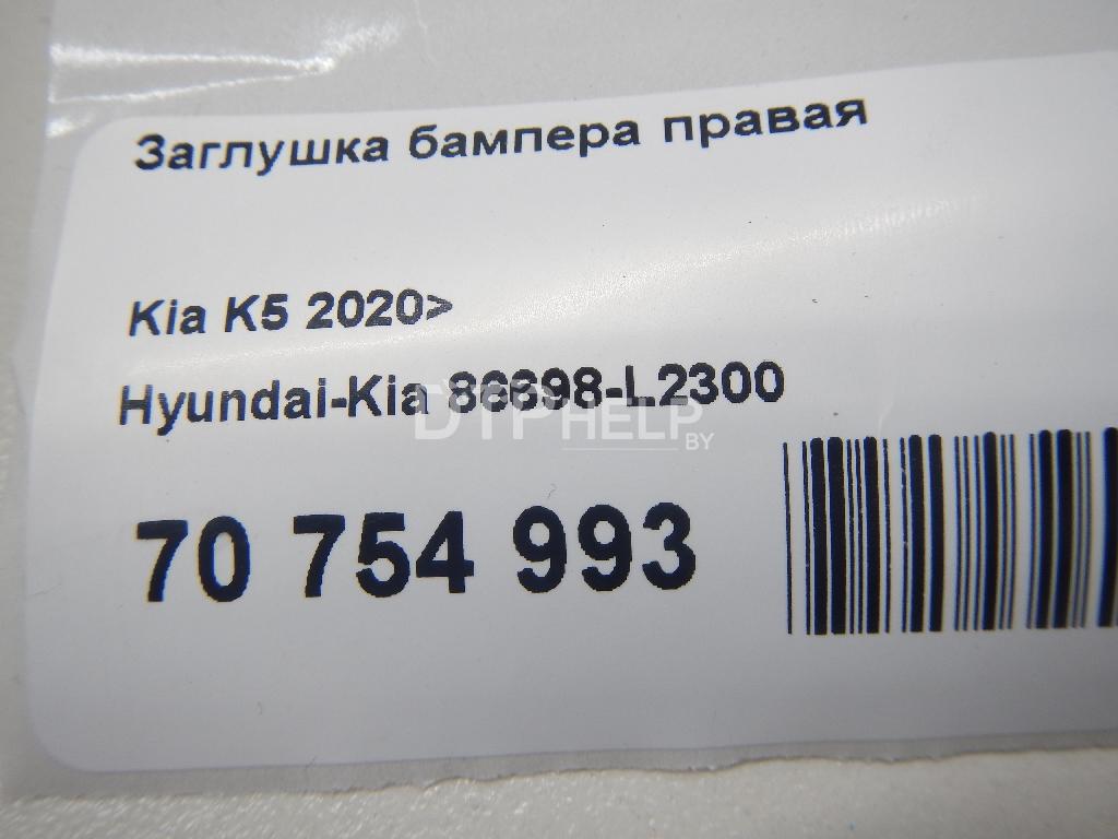Фото Заглушка бампера правая для Kia K5  2021