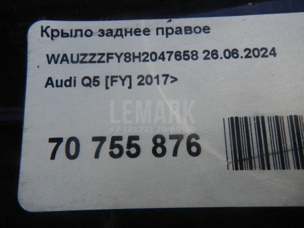 Крыло заднее правое для  Bentley Continental Flying Spur 2005-2013