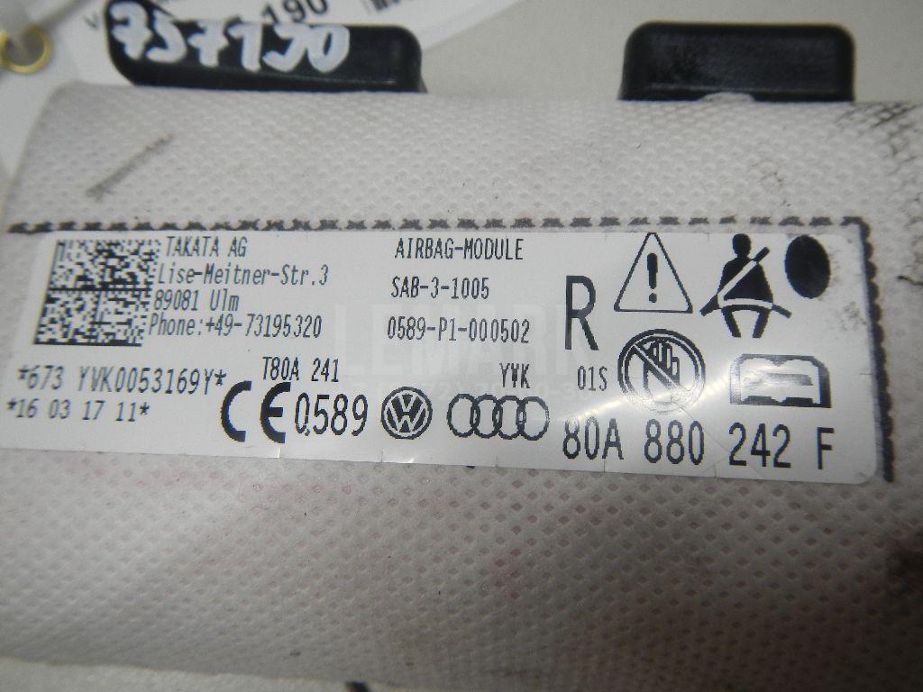 Подушка безопасности боковая (в сиденье) для  Audi Q3 (8U) 2012-2018