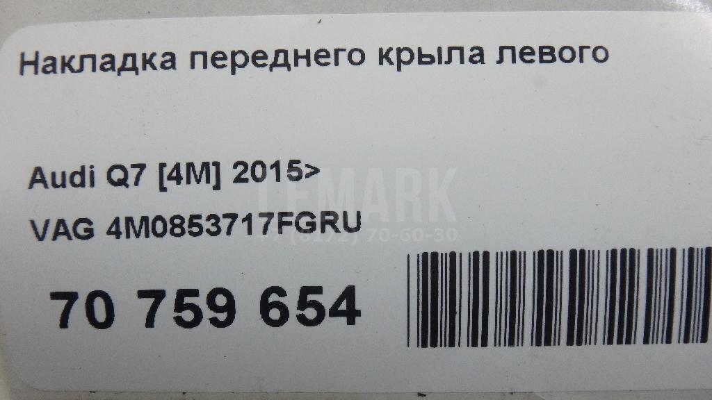 Накладка переднего крыла левого