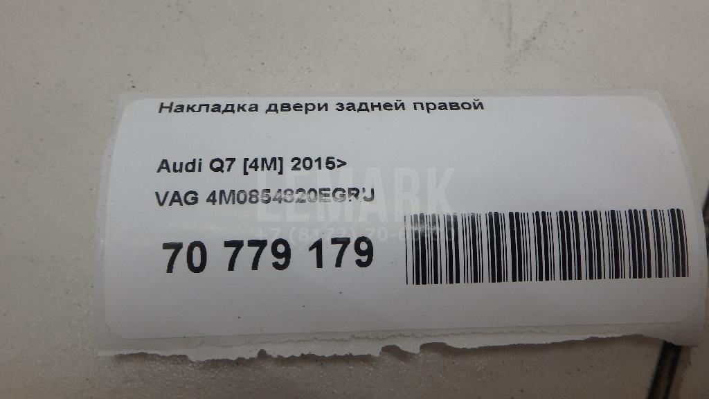 Накладка двери задней правой для  Bentley Continental GT 2011-2017