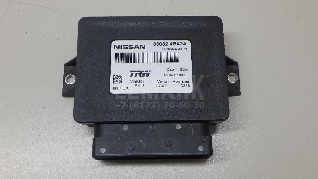 Блок управления парковочным тормозом 360324BA2A Nissan