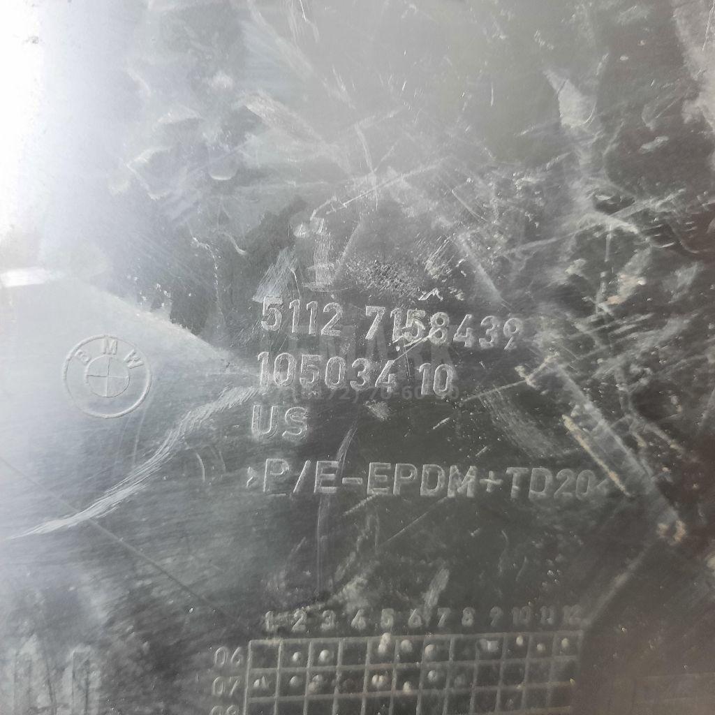 Накладка заднего бампера левая