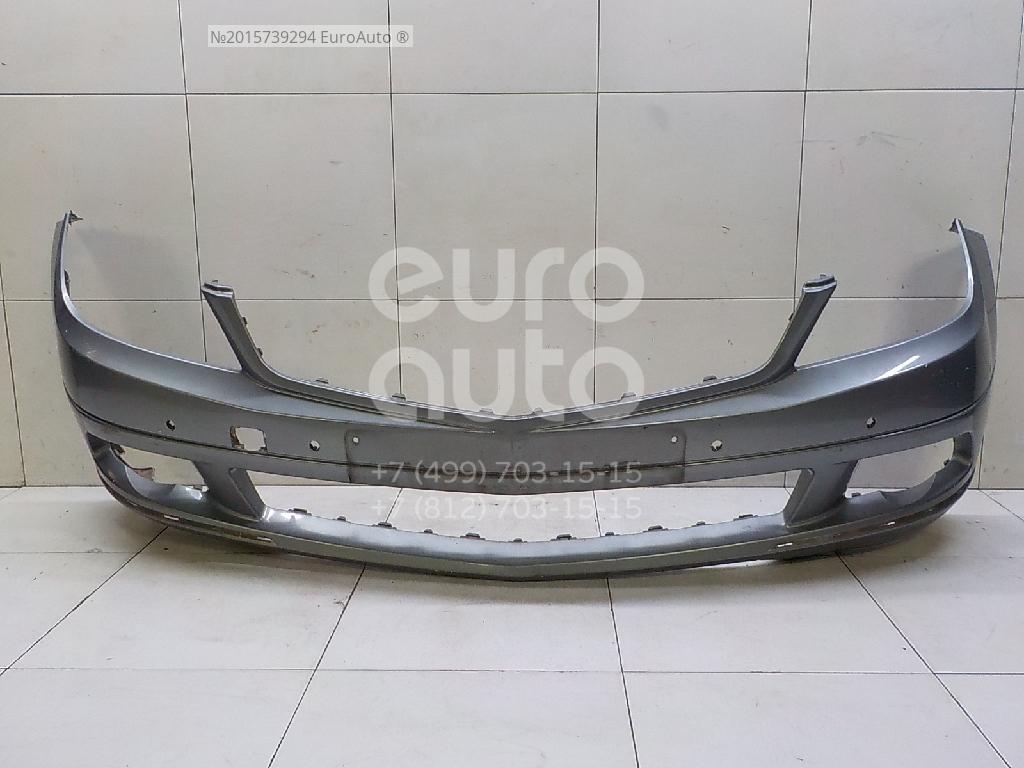 Молдинг бампера Mercedes-Benz C-Class 11-15 (Спереди/ Слева/ AVANTGARDE / ELEGANCE)