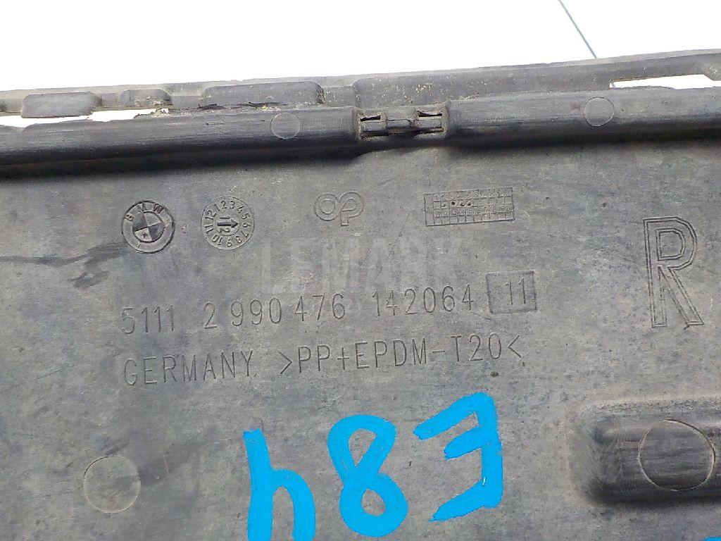 Решетка в бампер центральная для  BMW 1-serie E87/E81 2004-2011
