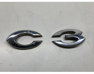 Эмблема для Citroen C3 2009-2016 с разбора состояние отличное