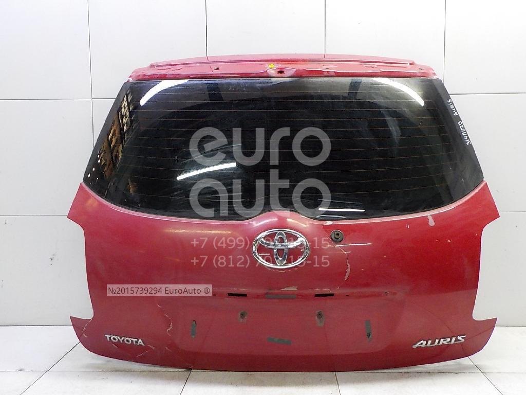 Дверь багажника со стеклом для Toyota Auris (E15) 2006-2012 в Москве