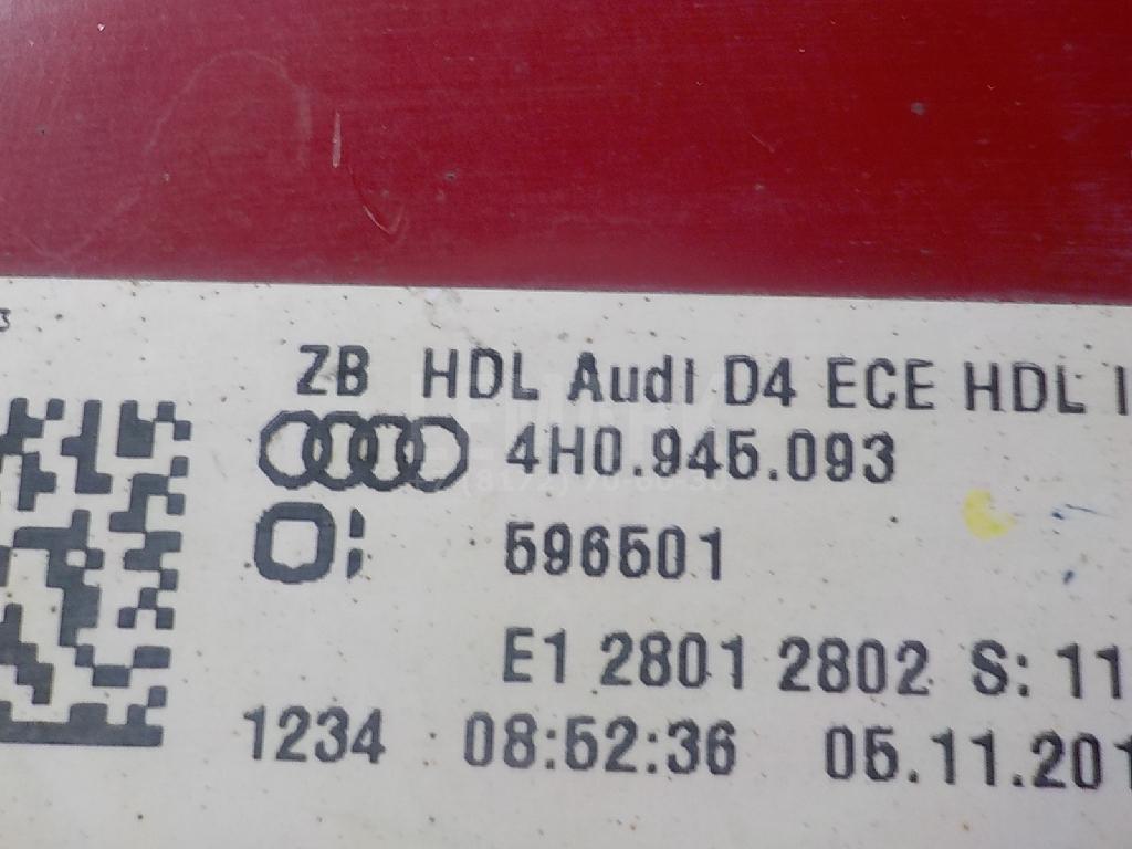 Фонарь задний внутренний левый для  Audi A3 [8P1] 2003-2013