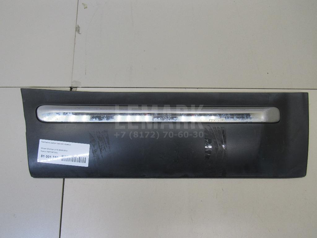 Накладка двери задней правой 82870BT00C Nissan
