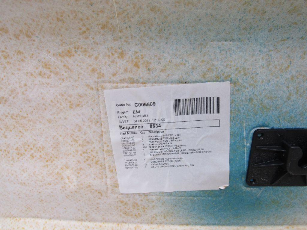 Обшивка потолка для  BMW 5-serie GT F07 2009-2016