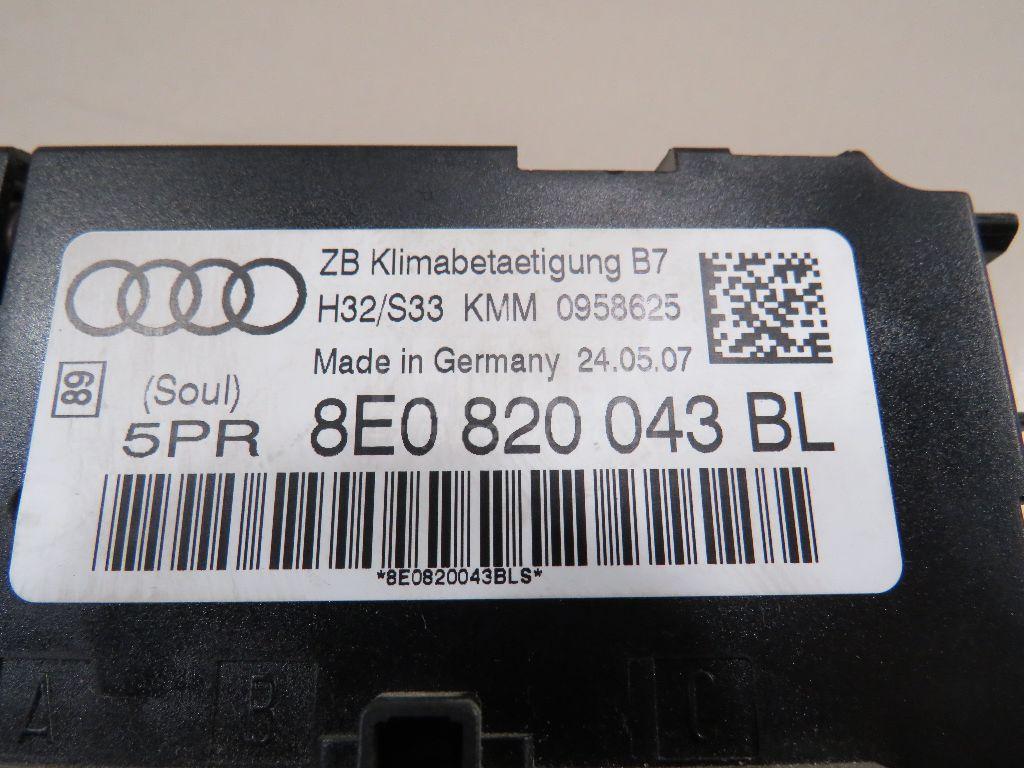 Блок управления климатической установкой для  Audi A8 [4E] 2002-2010