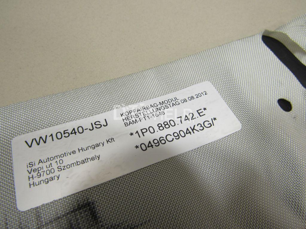 Фото Подушка безопасности боковая (шторка) для Seat Leon (1P1)  2006