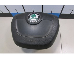 Подушка безопасности в рулевое колесо для Skoda Fabia 2007-2015 с разбора состояние хорошее