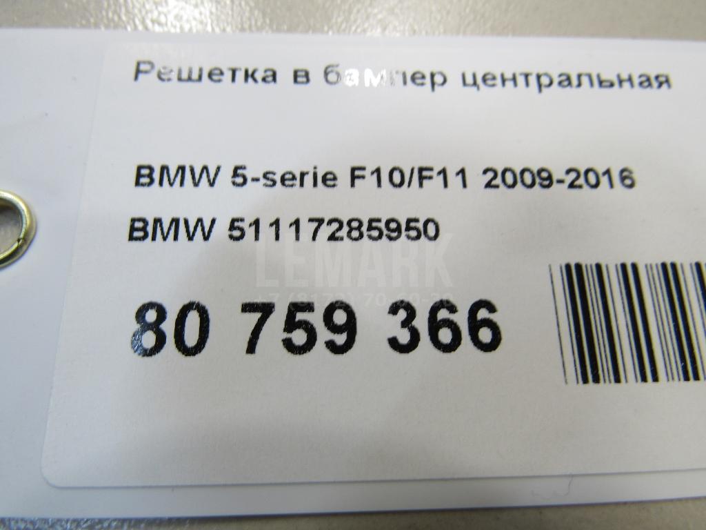 Решетка в бампер центральная