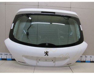 Дверь багажника со стеклом для Peugeot 207 2006-2013 БУ состояние удовлетворительное