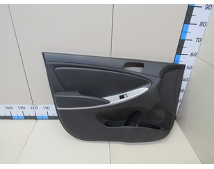 Обшивка двери передней левой для Hyundai Solaris 2010-2017 БУ состояние хорошее
