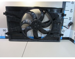 Вентилятор радиатора для Skoda Octavia (A7) 2013-2020 с разбора состояние отличное