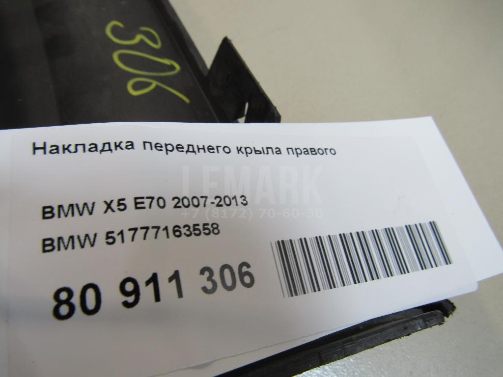 Накладка переднего крыла правого