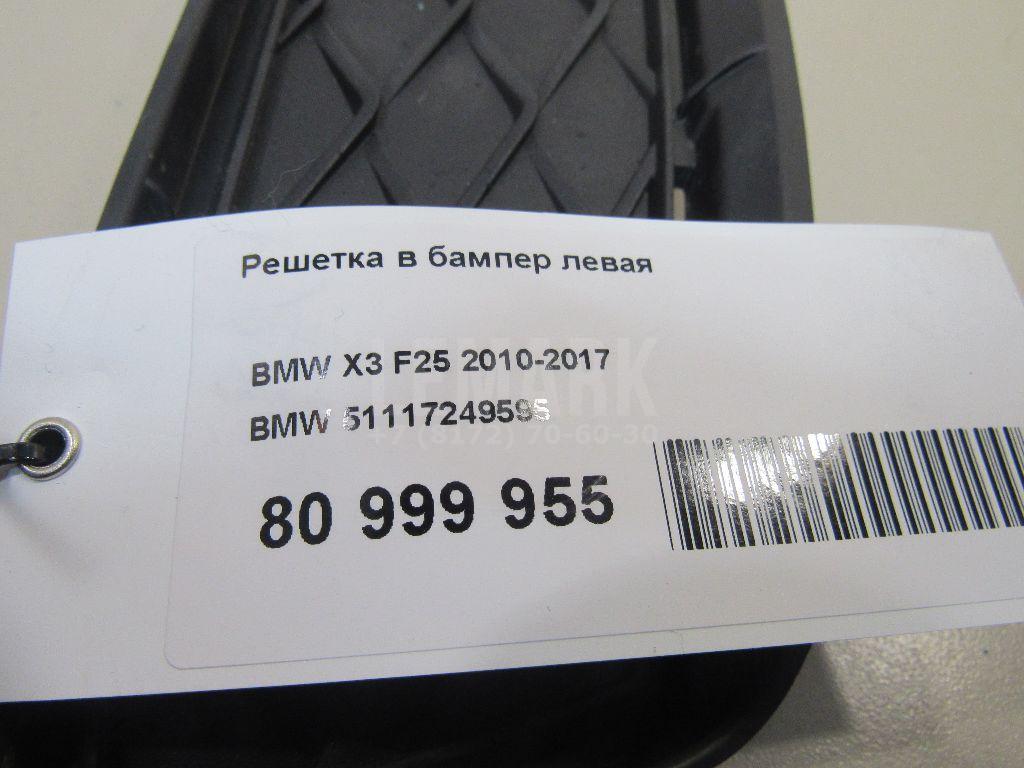 Решетка в бампер левая
