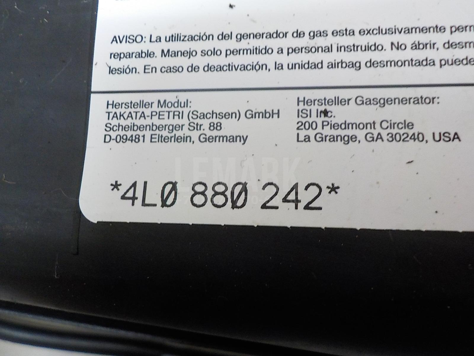 Подушка безопасности боковая (в сиденье) для  BMW X7 G07 2018
