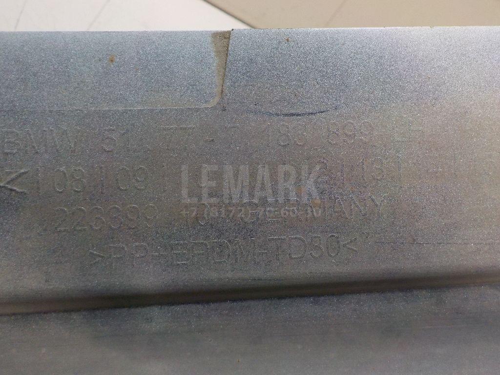 Накладка на порог (наружная) для  Ford Fiesta 2001-2008