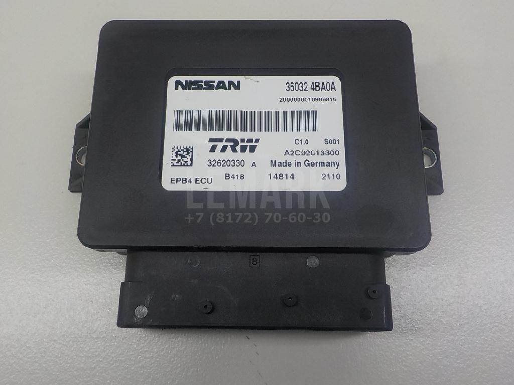 Блок управления парковочным тормозом 360324BA0A Nissan
