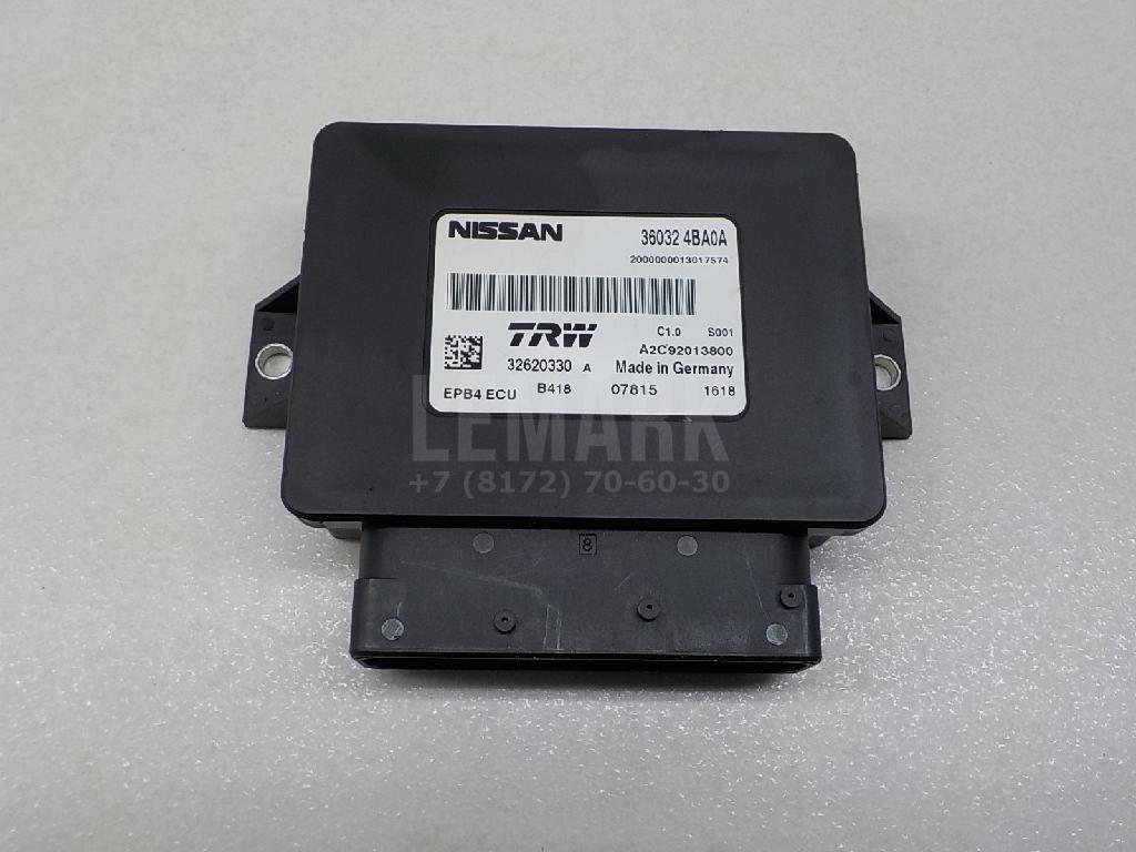 Блок управления парковочным тормозом 360324BA0A Nissan