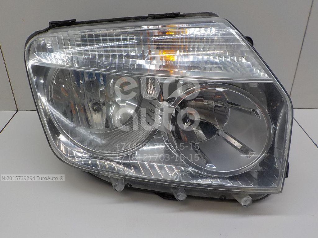 Фара Renault Duster 10-15 (Справа/ Галоген/ Ручная регулировка)
