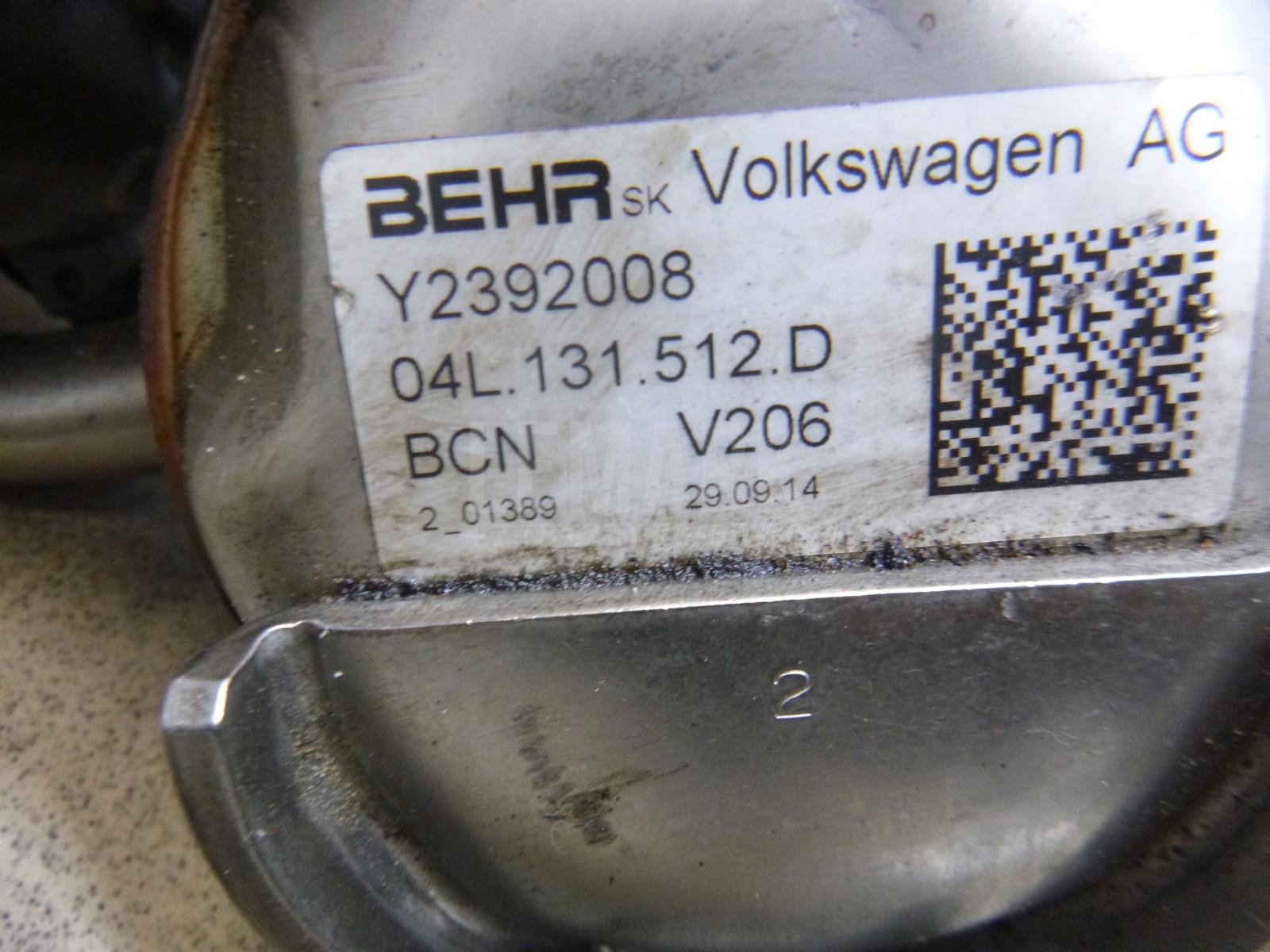 Радиатор системы EGR для  Audi A3 [8P1] 2003-2013