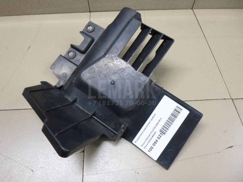 Воздуховод радиатора правый 62822BR30A Nissan