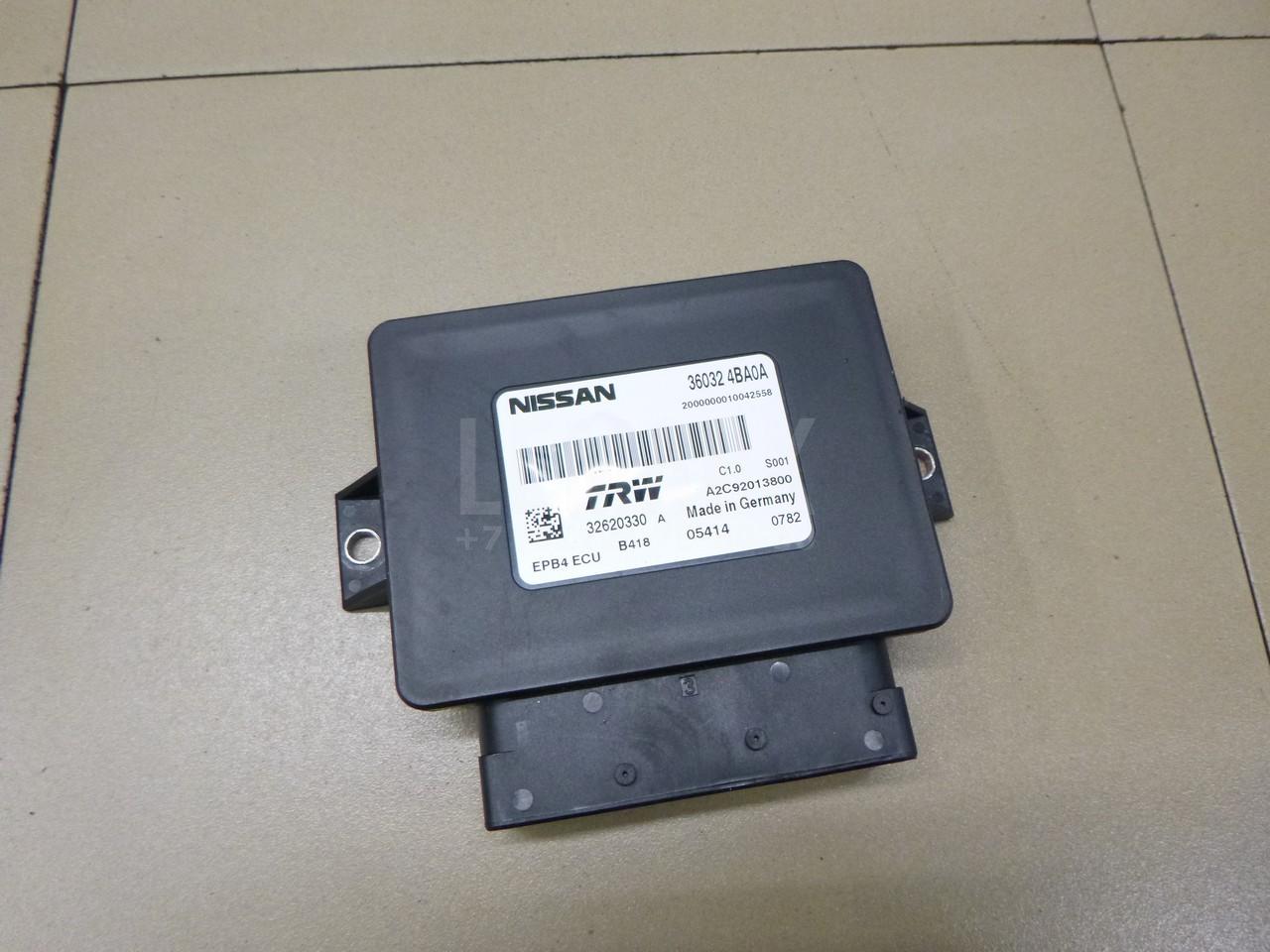 Блок управления парковочным тормозом 360324BA0A Nissan