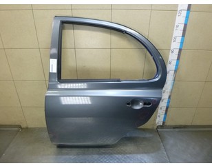 Дверь задняя левая для Nissan Micra (K12E) 2002-2010 с разбора состояние удовлетворительное